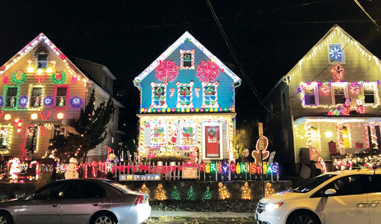 Decorated Holiday Houses